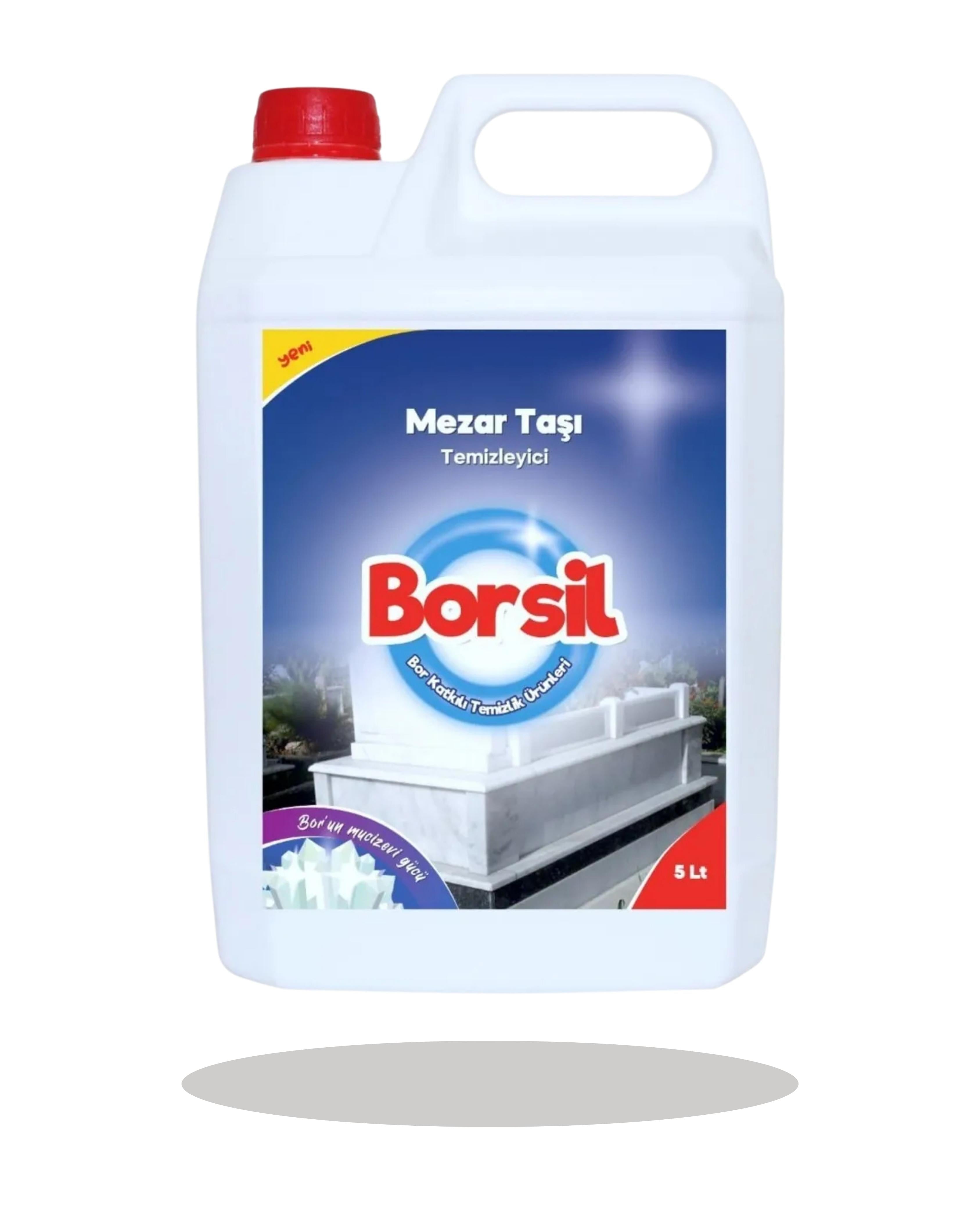 Borsil Mezar Taşı Ve Anıt Temizleyici Yoğun Etkili Leke Sökücü Doğal Taş Koruyucu
