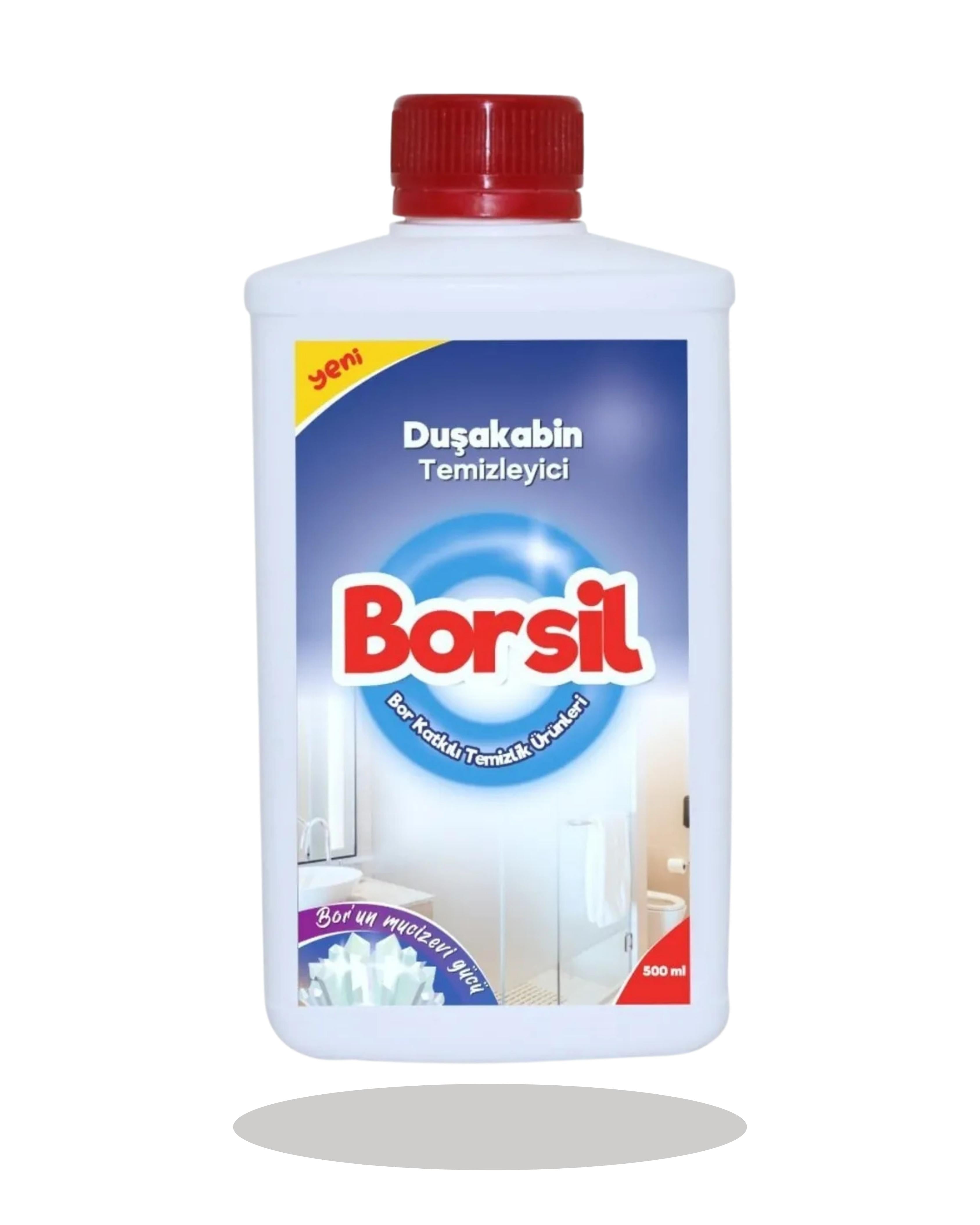 Borsil Duş Kabini Temizleyici  Kireç Ve Sabun Artığı Sökücü Nano Teknoloji Su Kaydırıcı Etkili