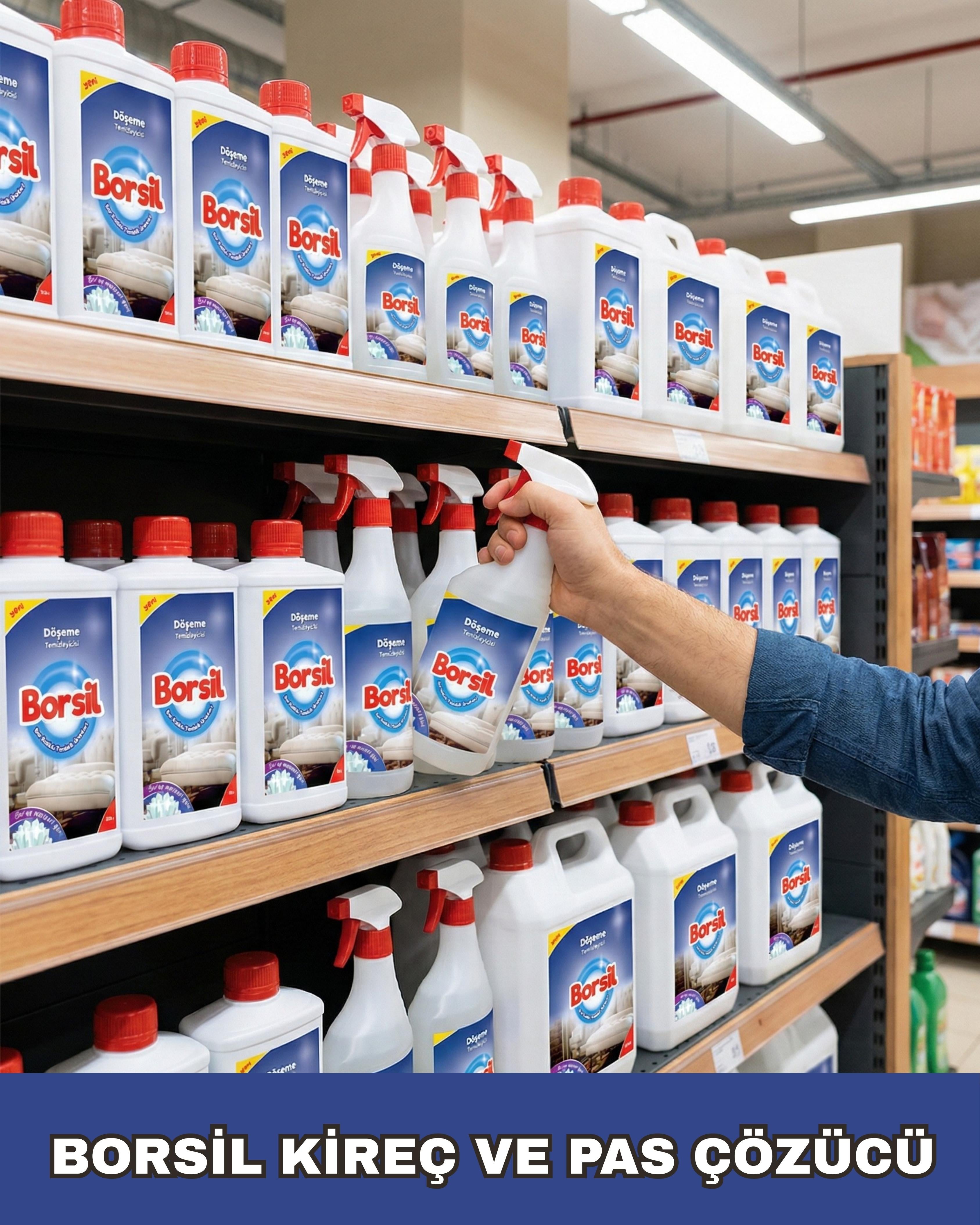 Borsil Kireç Ve Pas Çözücü Banyo Ve Musluk Parlatıcı Nano Teknoloji Derinlemesine Temizlik