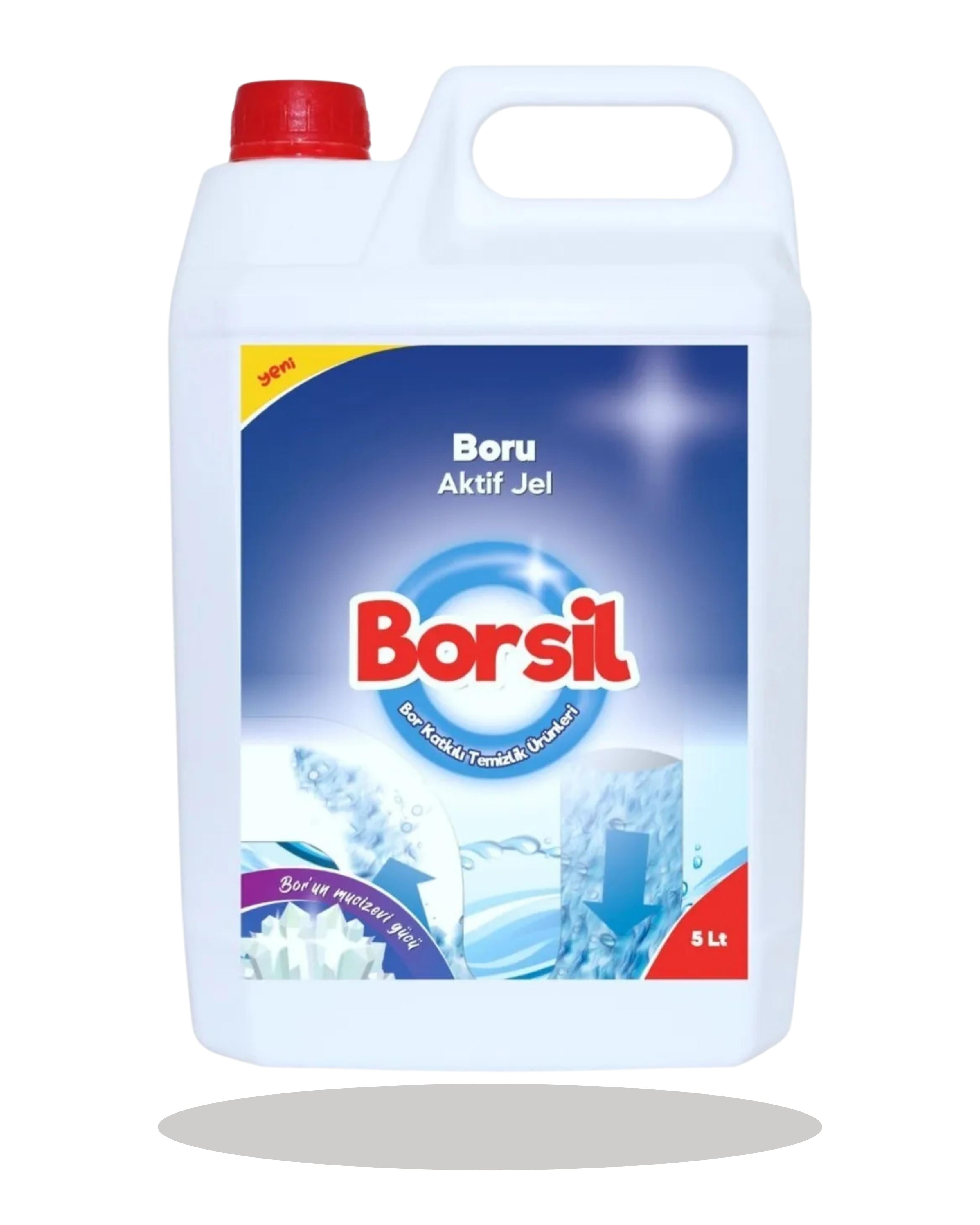 Borsil Boru Aktif Jel Lavabo Ve Gider Açıcı Nano Teknoloji Koku Giderici Yoğun Formül