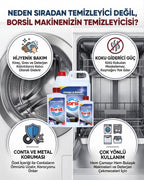 Borsil Bulaşık Ve Çamaşır Makinesi Temizleyici Koku Giderici Nano Teknoloji Hijyenik Bakım Maddesi