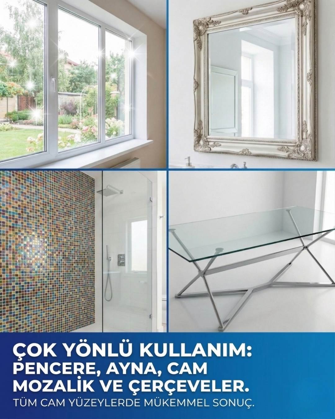 Borsil Cam Ve Ayna Temizleyici Nano Teknoloji Parlatıcı