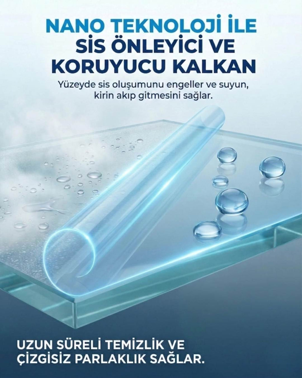 Borsil Cam Ve Ayna Temizleyici Nano Teknoloji Parlatıcı