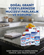 Borsil Doğal Granit Temizleyici Ve Bakımı Parlatıcı Etkili Leke Önleyici Derinlemesine Temizlik