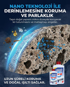 Borsil Doğal Granit Temizleyici Ve Bakımı Parlatıcı Etkili Leke Önleyici Derinlemesine Temizlik