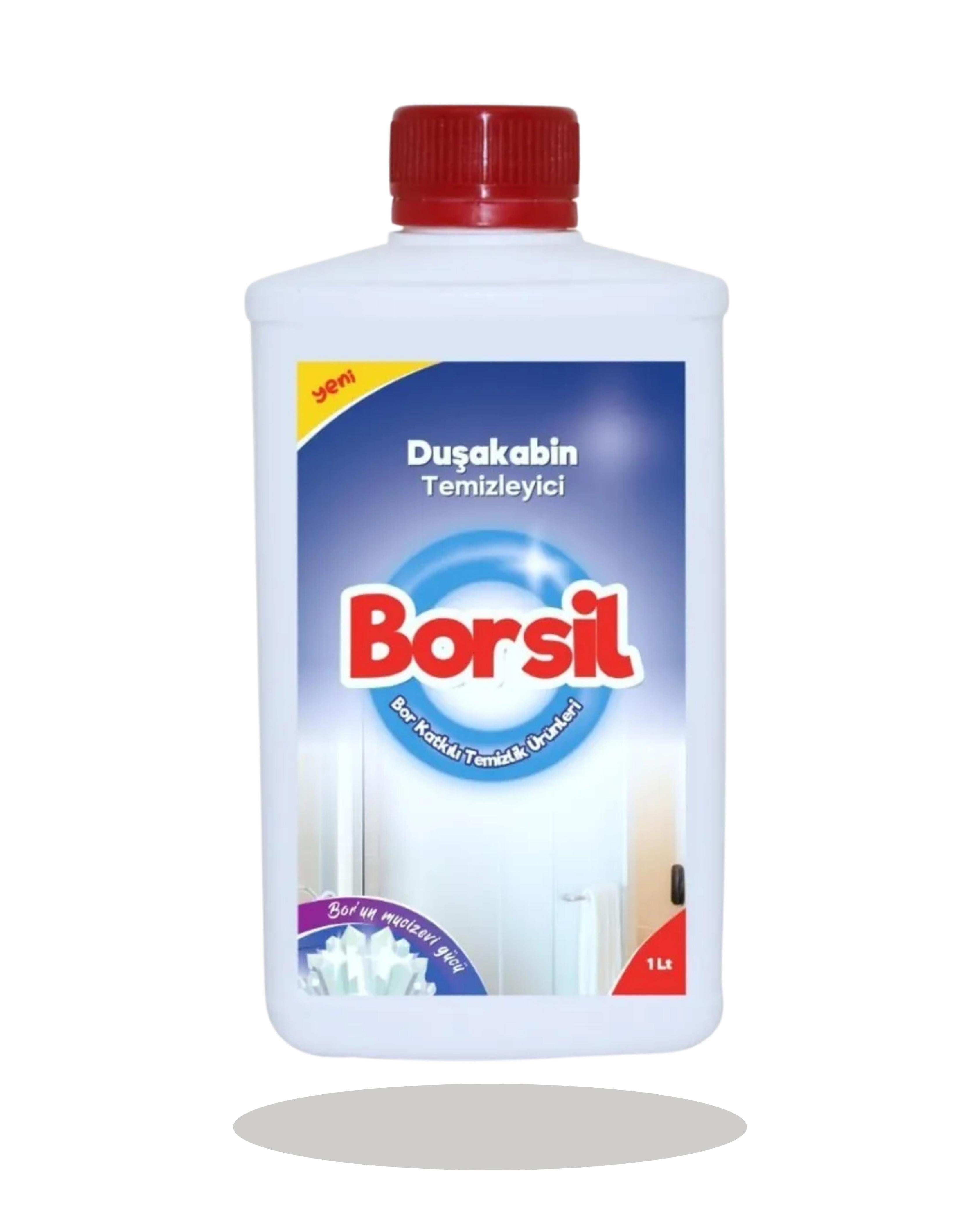 Borsil Duş Kabini Temizleyici  Kireç Ve Sabun Artığı Sökücü Nano Teknoloji Su Kaydırıcı Etkili