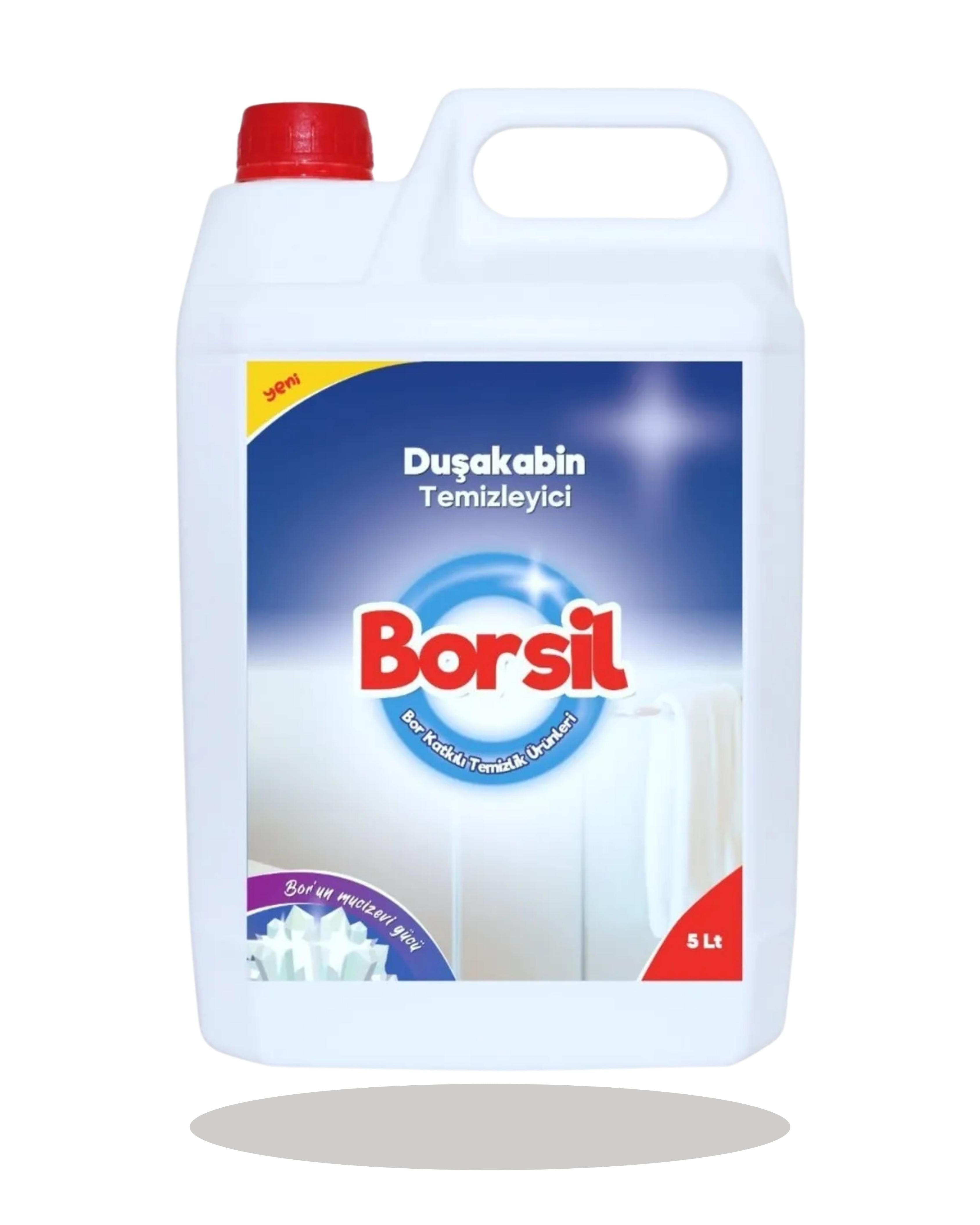 Borsil Duş Kabini Temizleyici  Kireç Ve Sabun Artığı Sökücü Nano Teknoloji Su Kaydırıcı Etkili