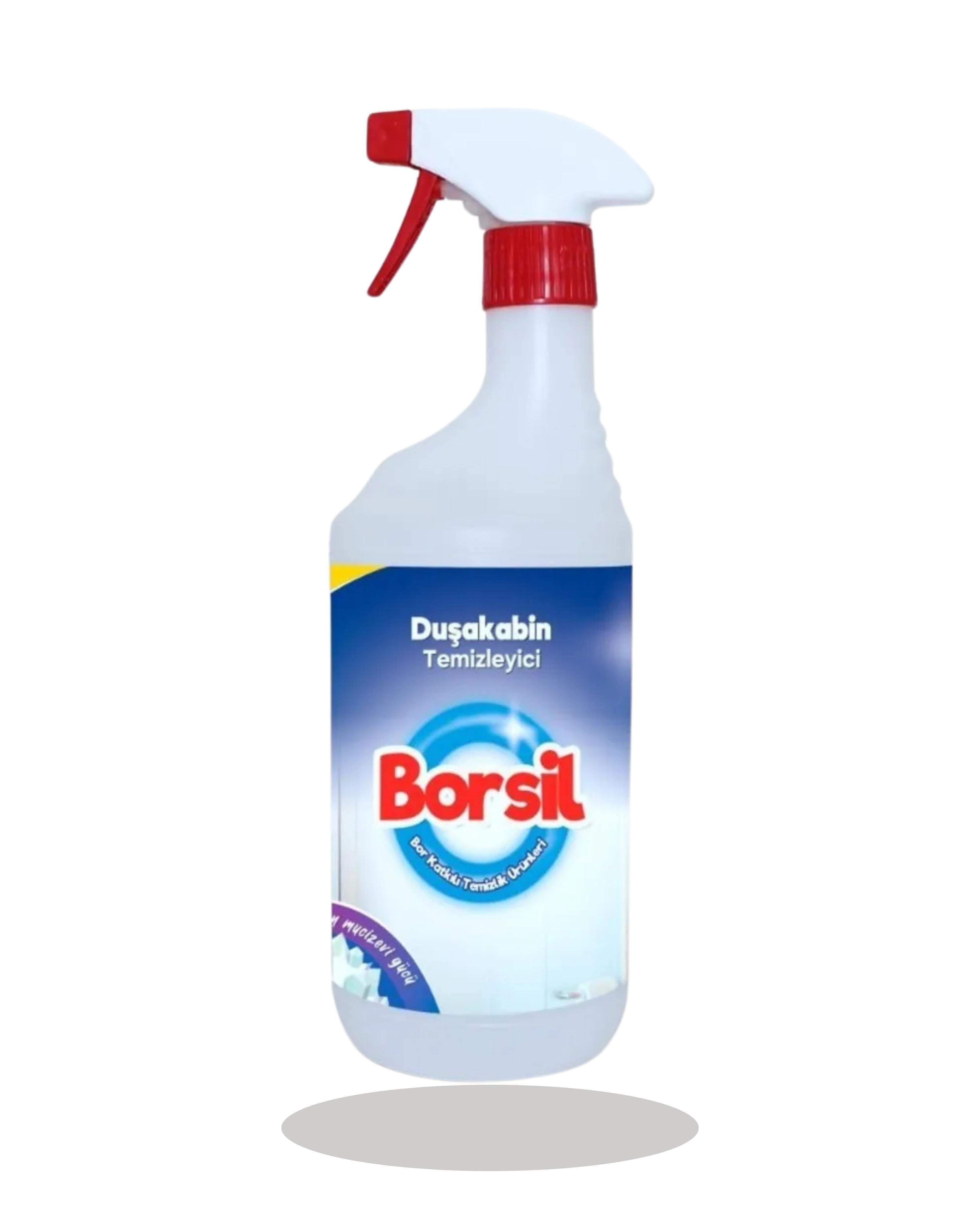 Borsil Duş Kabini Temizleyici  Kireç Ve Sabun Artığı Sökücü Nano Teknoloji Su Kaydırıcı Etkili