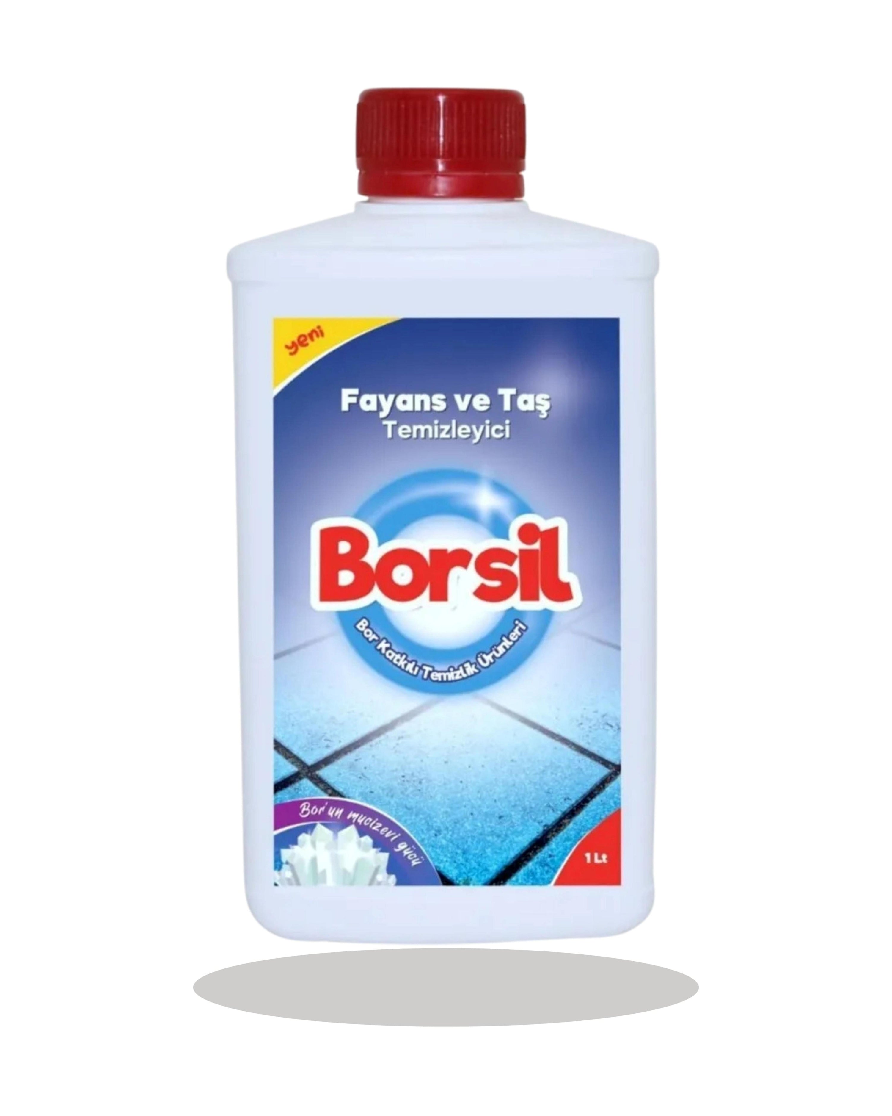 Borsil Fayans Ve Taş Temizleyici Porselen Seramik Parlatıcı Nano Teknoloji Leke Önleyici