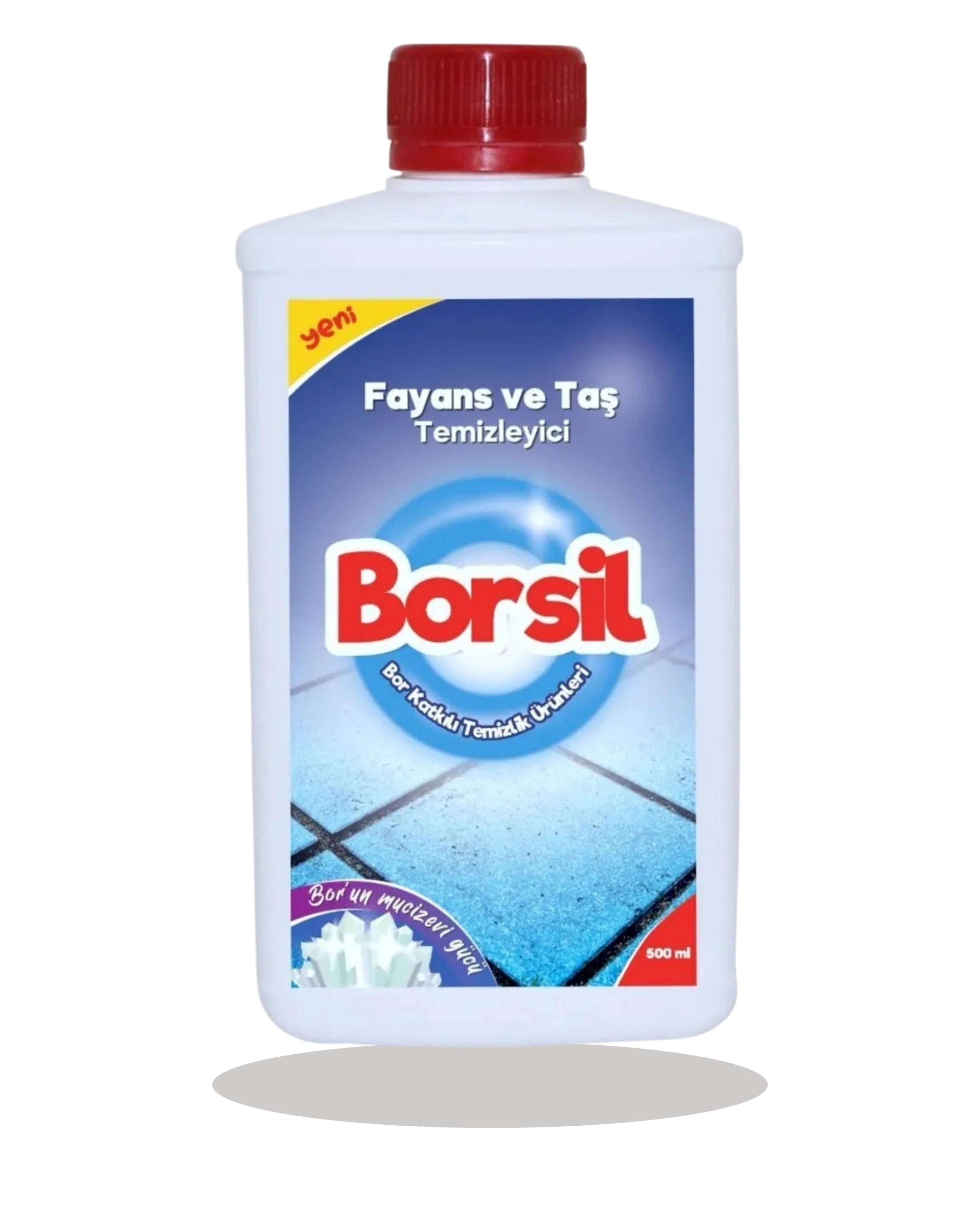 Borsil Fayans Ve Taş Temizleyici Porselen Seramik Parlatıcı Nano Teknoloji Leke Önleyici
