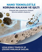 Borsil Fayans Ve Taş Temizleyici Porselen Seramik Parlatıcı Nano Teknoloji Leke Önleyici