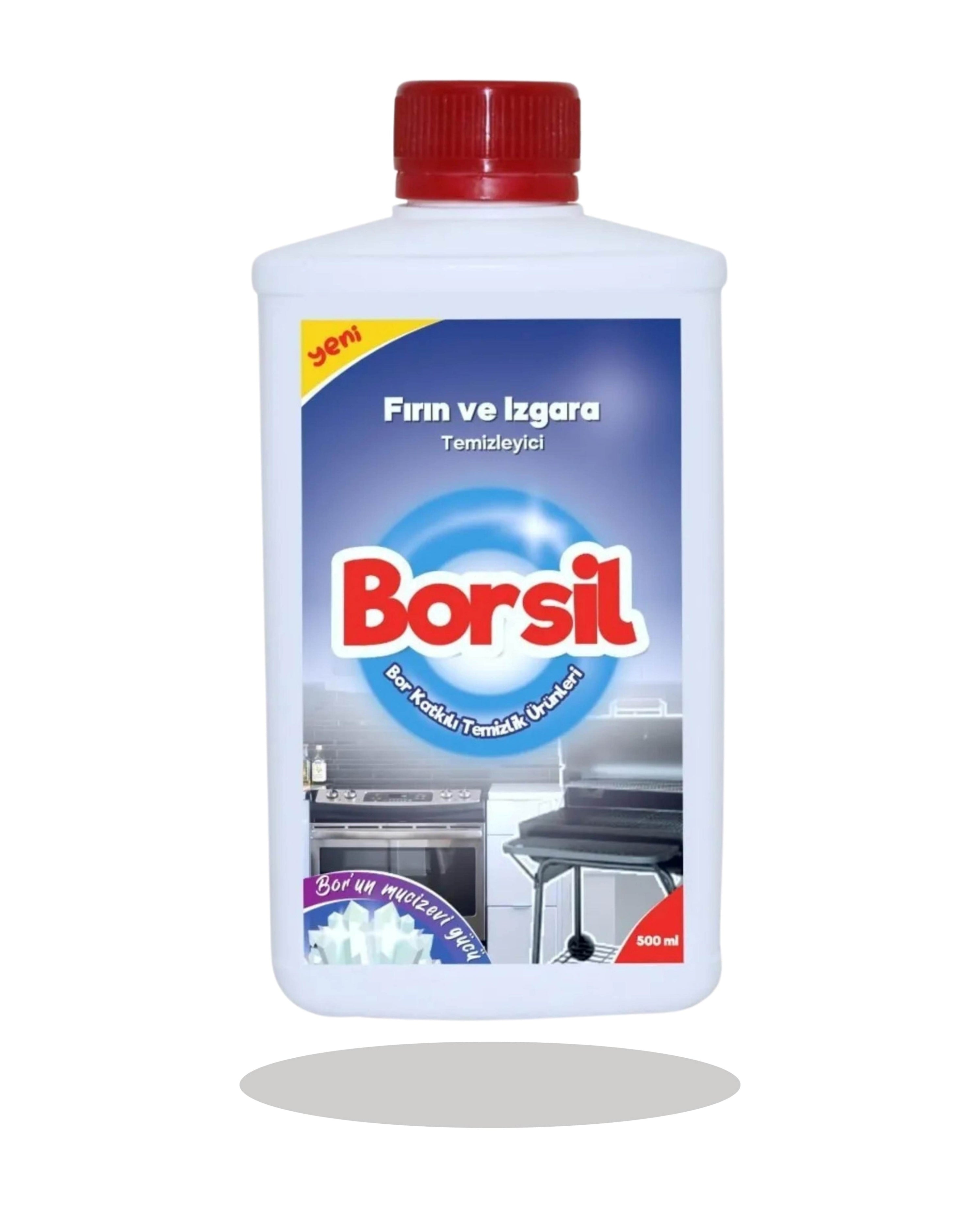 Borsil Fırın Ve Izgara Temizleyici Yanmış Yağ Sökücü Nano Teknoloji Barbekü Ve Ocak Temizleyici
