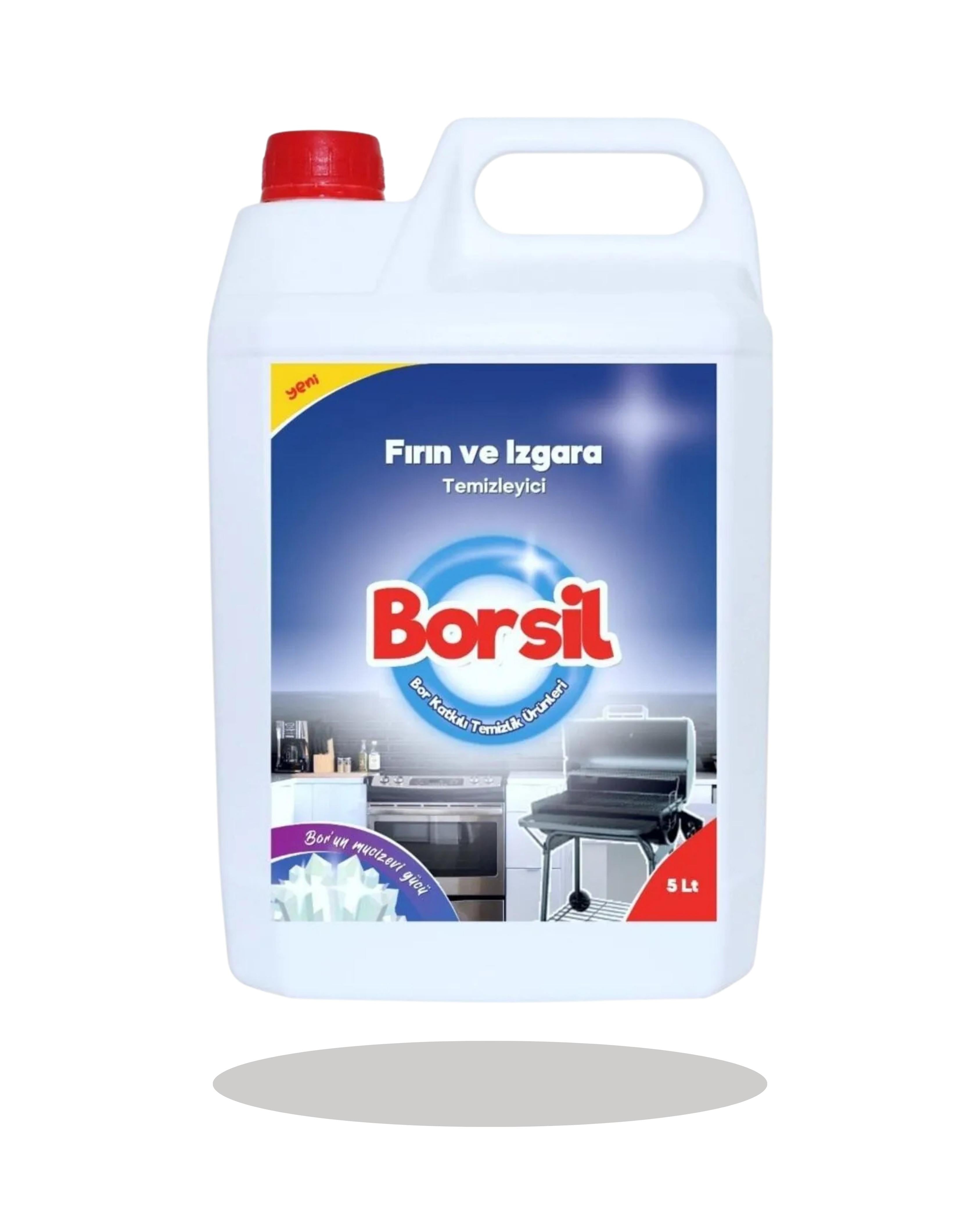 Borsil Fırın Ve Izgara Temizleyici Yanmış Yağ Sökücü Nano Teknoloji Barbekü Ve Ocak Temizleyici