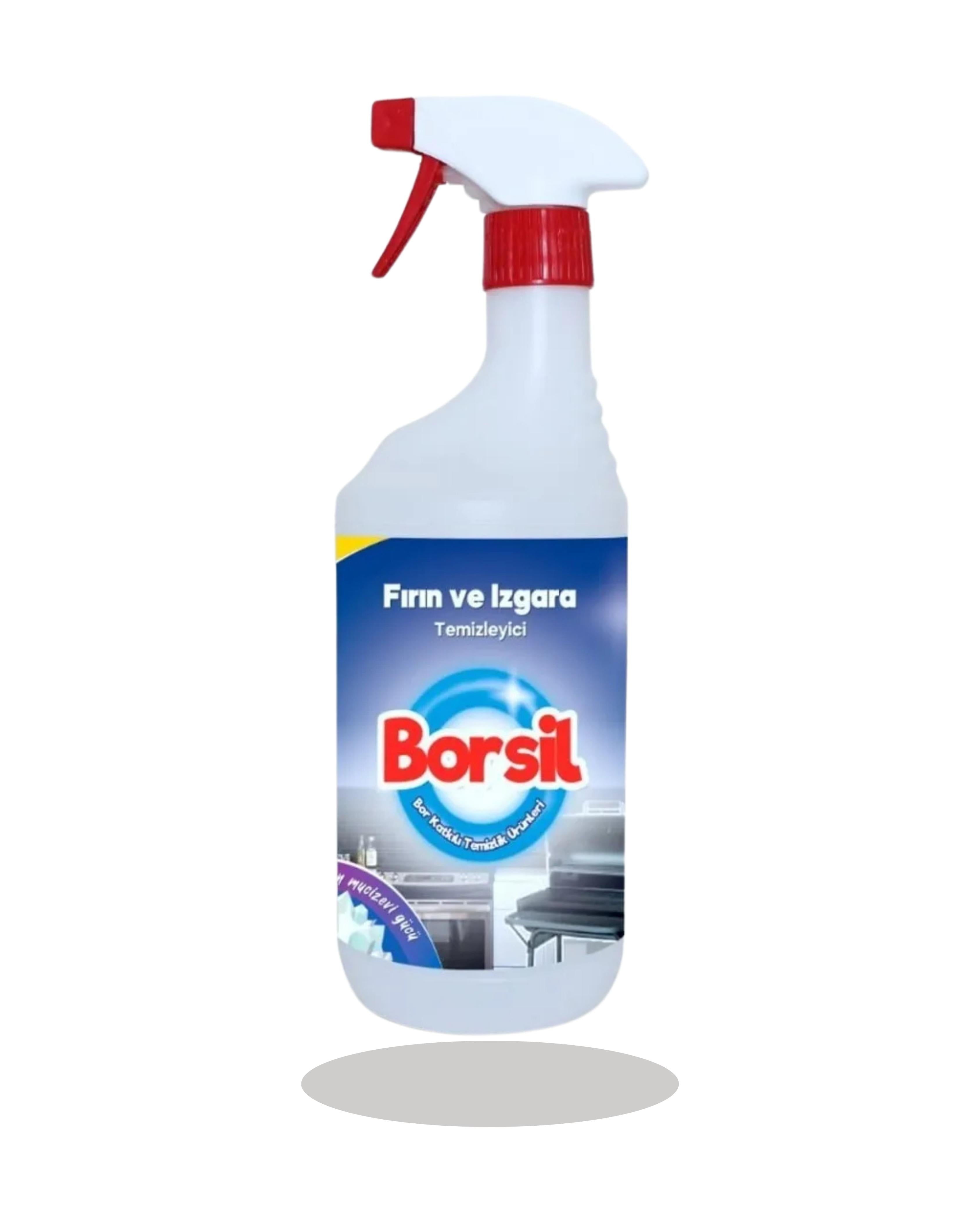 Borsil Fırın Ve Izgara Temizleyici Yanmış Yağ Sökücü Nano Teknoloji Barbekü Ve Ocak Temizleyici