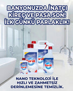 Borsil Kireç Ve Pas Çözücü Banyo Ve Musluk Parlatıcı Nano Teknoloji Derinlemesine Temizlik