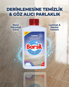 Borsil Laminat Ve Mantar Yer Döşemesi Temizleyici 500 ML Parlatıcı Etkili Nano Teknoloji Panel Bakımı