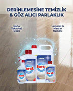 Borsil Laminat Ve Mantar Yer Döşemesi Temizleyici Parlatıcı Etkili Nano Teknoloji Panel Bakımı